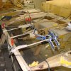 Tragfläche Hinterkante Rippen Reparatur